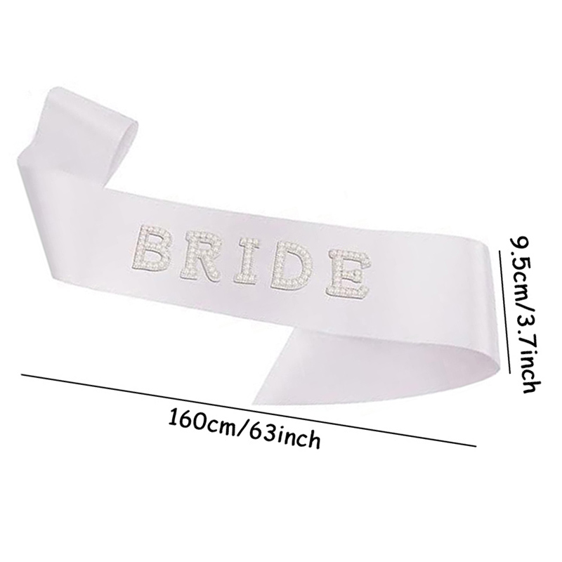 1pc 2025 Bride To Be Shoulder  - Wedding Water Supply recension och pris