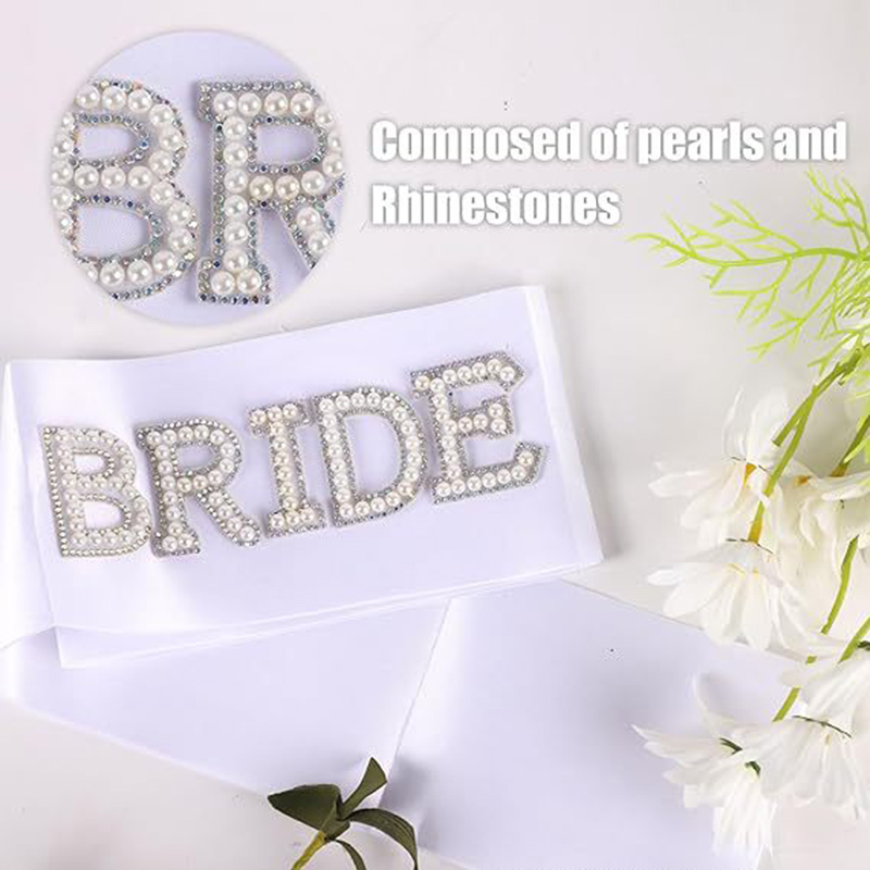 1pc 2025 Bride To Be Shoulder  - Wedding Water Supply recension och pris