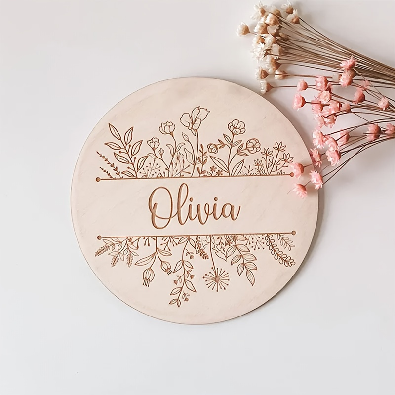 Personalized Floral Engraved N - Wedding Party Supply recension och pris