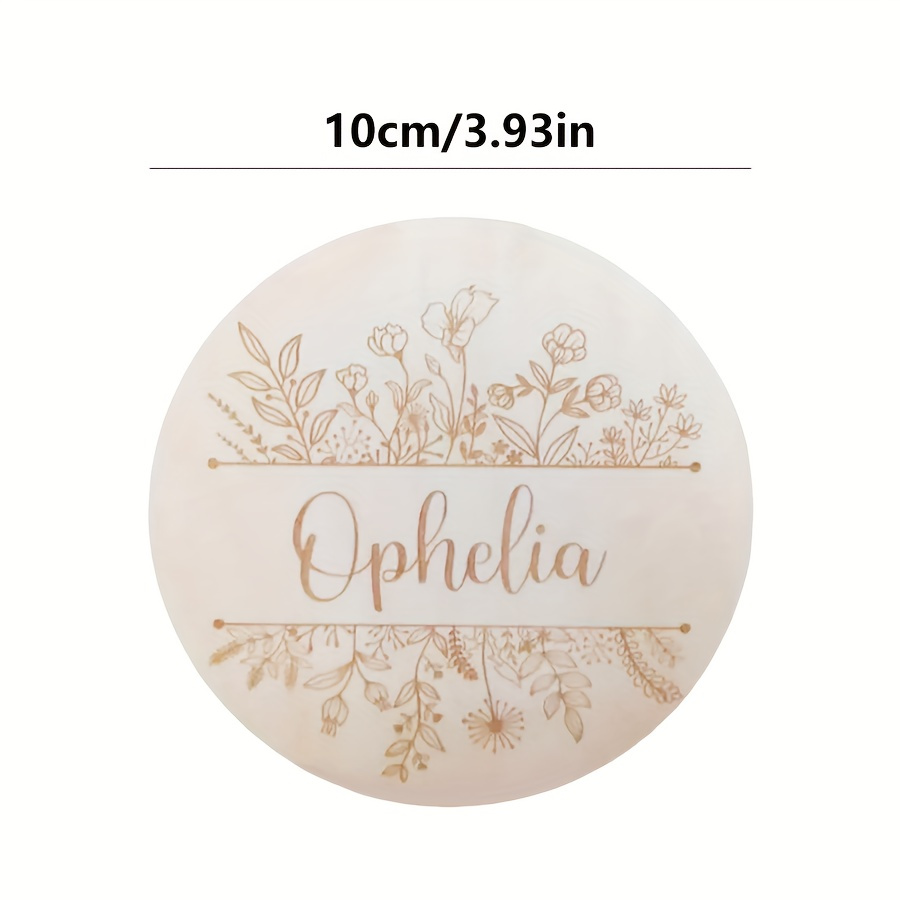 Personalized Floral Engraved N - Wedding Party Supply recension och pris