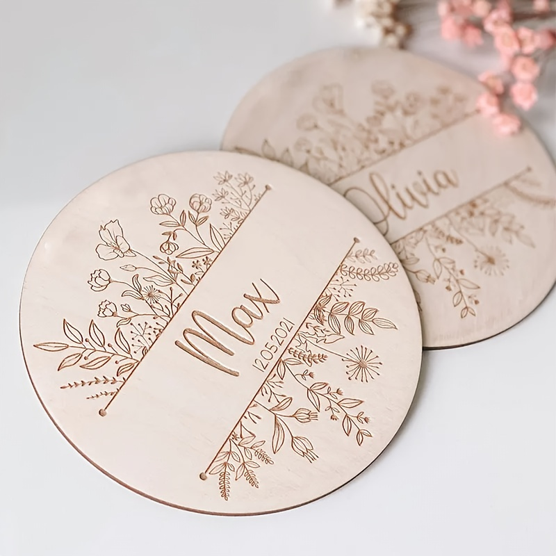 Personalized Floral Engraved N - Wedding Party Supply recension och pris