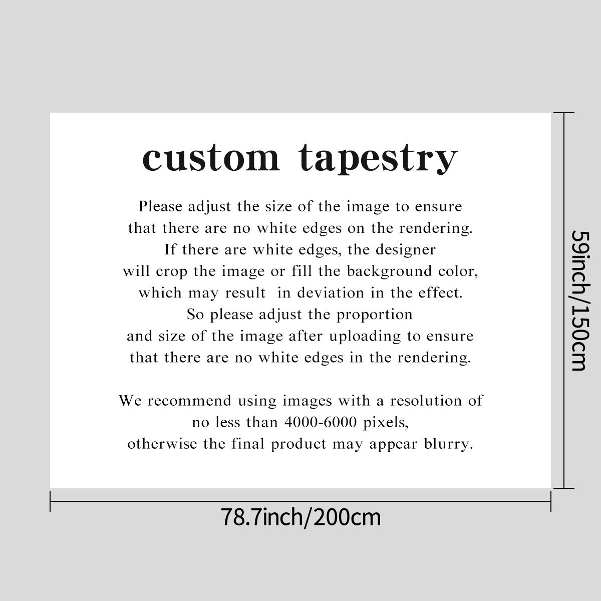 1pc Customized tapestries, cus - Wedding Party Supply recension och pris