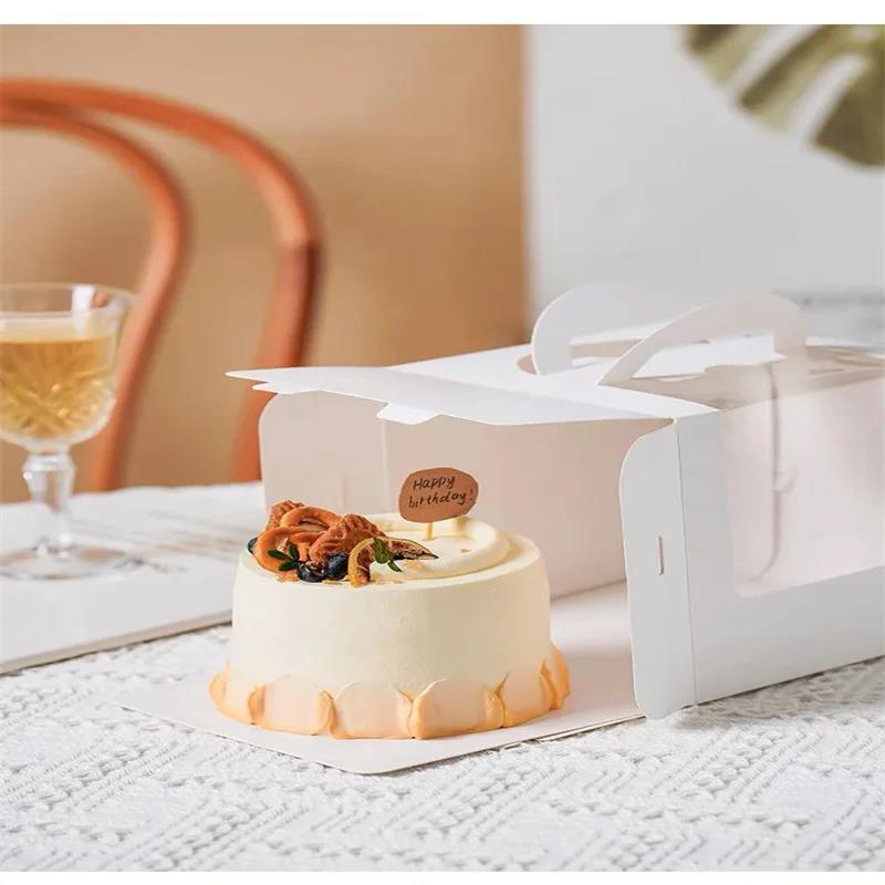 10Pcs Cake Box with Clear Wind - Wedding Cake Supply recension och pris