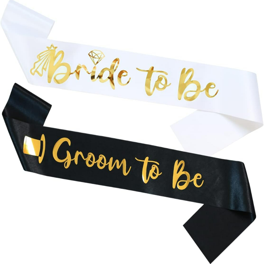 2pcs/1set Bachelorette Party S - Bridal Sash Ribbon recension och pris
