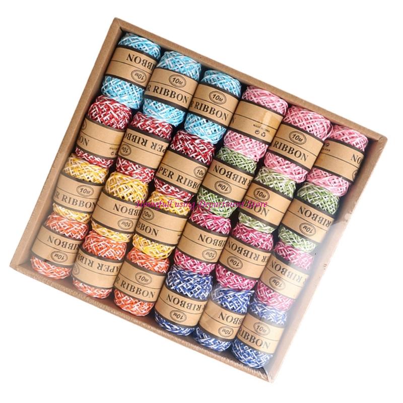  Multicolored Paper Cord Craft - Papercraft Supply Ribbon recension och pris