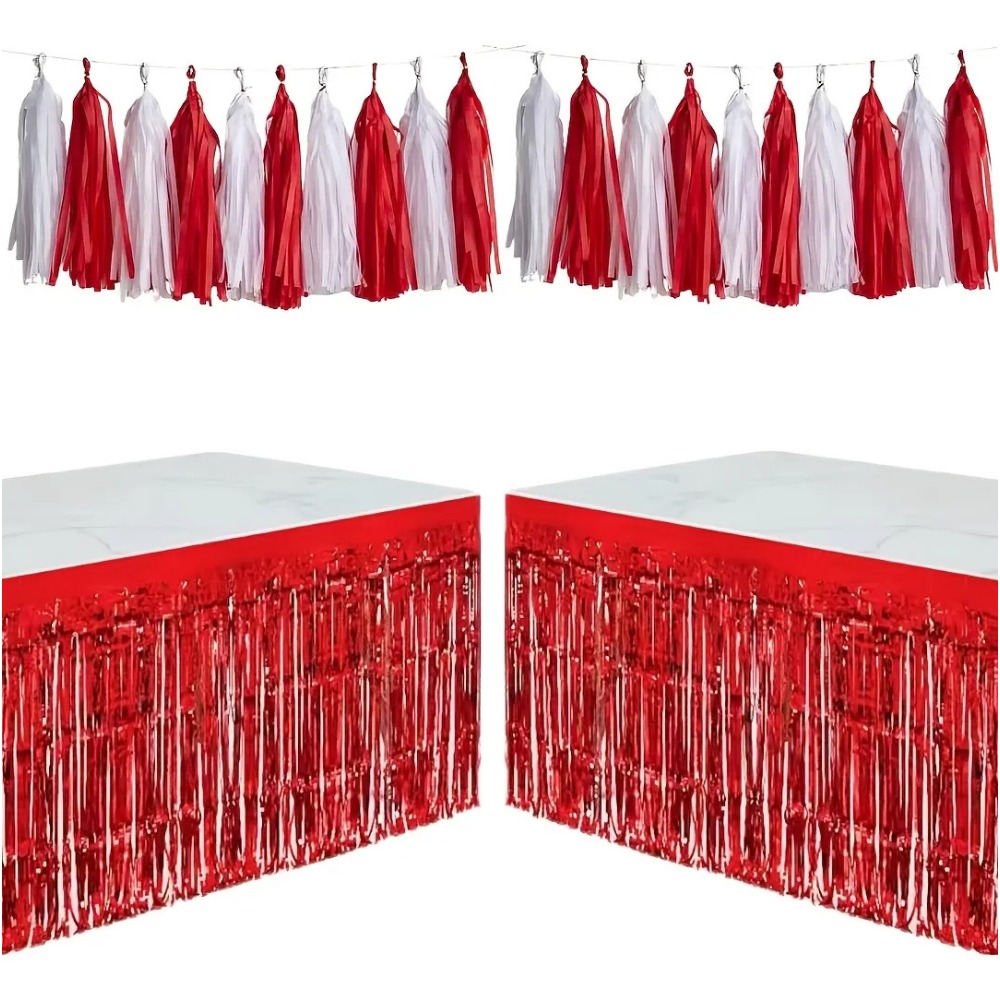 22Pcs Red Foil Streamers & Red - Wedding Supply Canada recension och pris