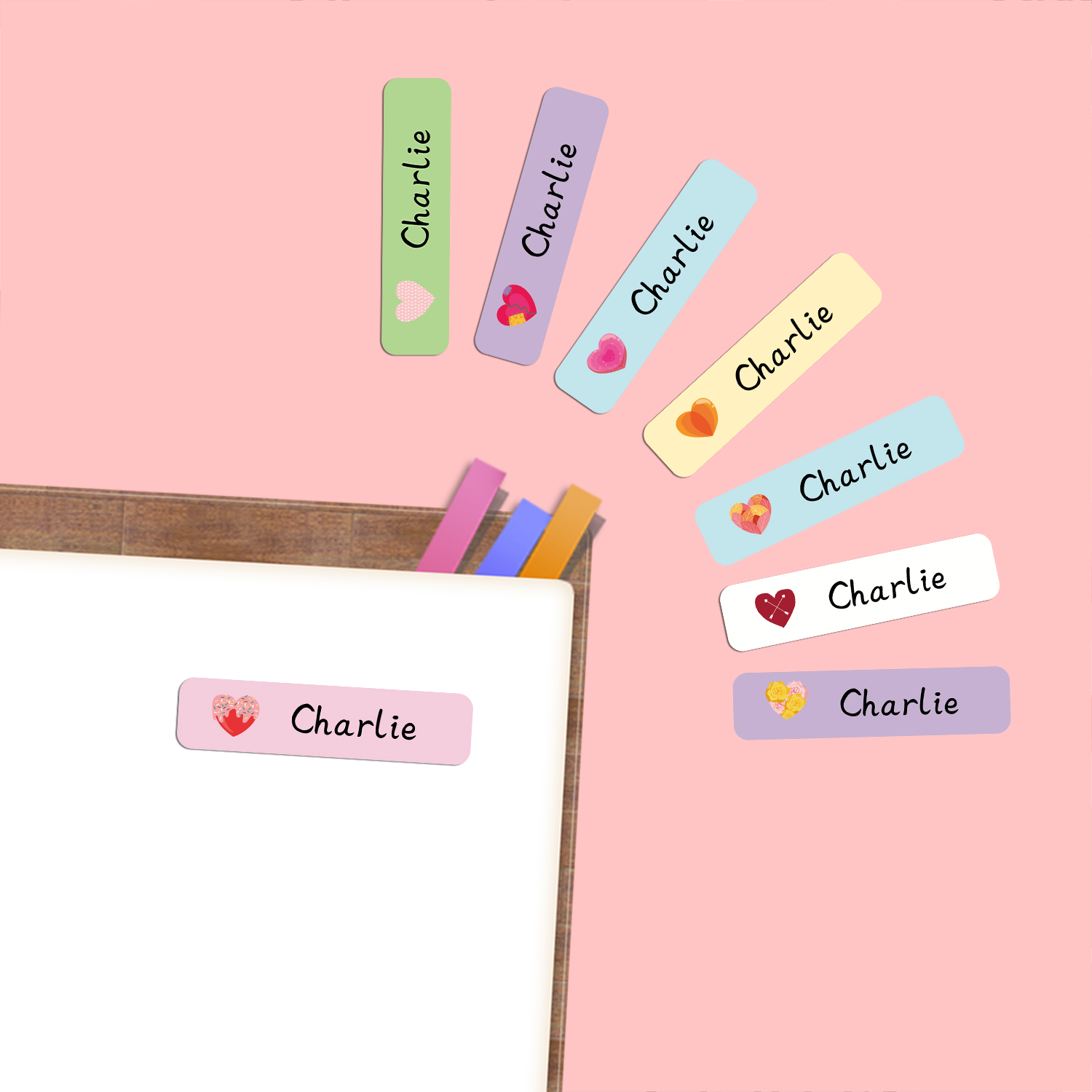 Personalized Heart Shape Name  - Wedding Party Supply recension och pris