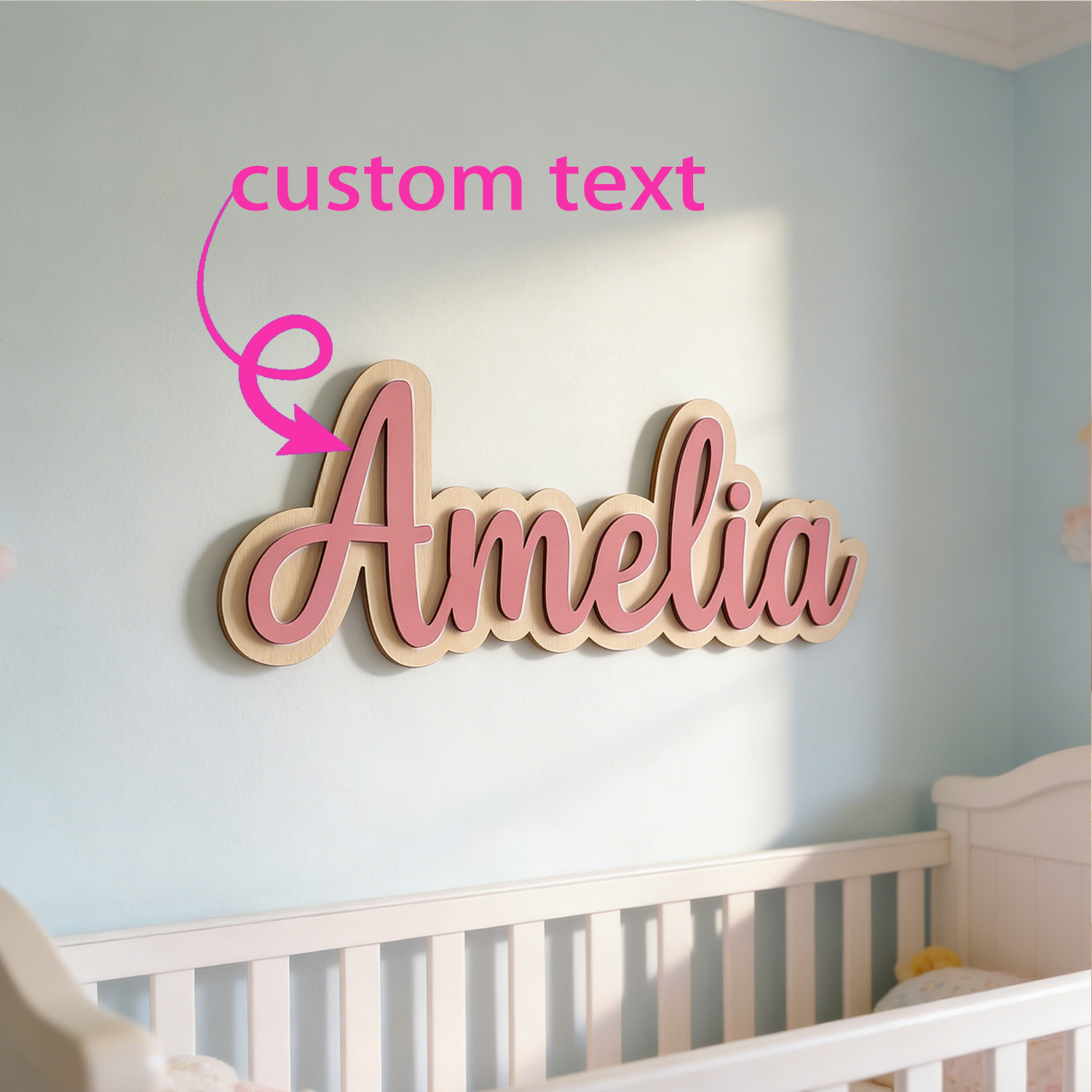 1pc Customized Double-layer Wo - Wedding Party Supply recension och pris