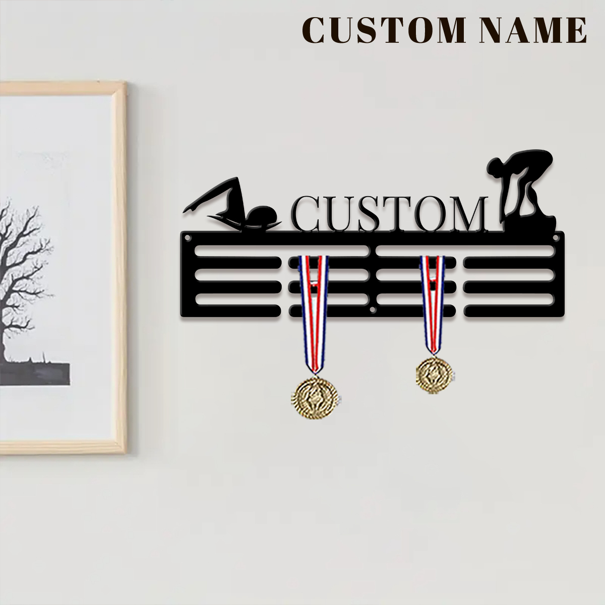 1pc Custom Swimming Metal Meda - Wedding Party Supply recension och pris