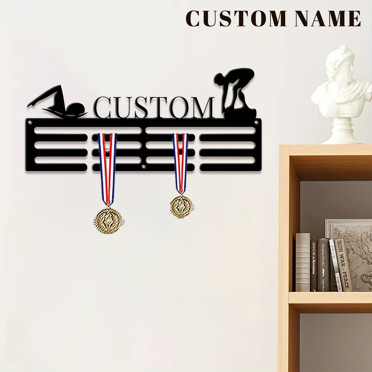 1pc Custom Swimming Metal Meda - Wedding Party Supply recension och pris