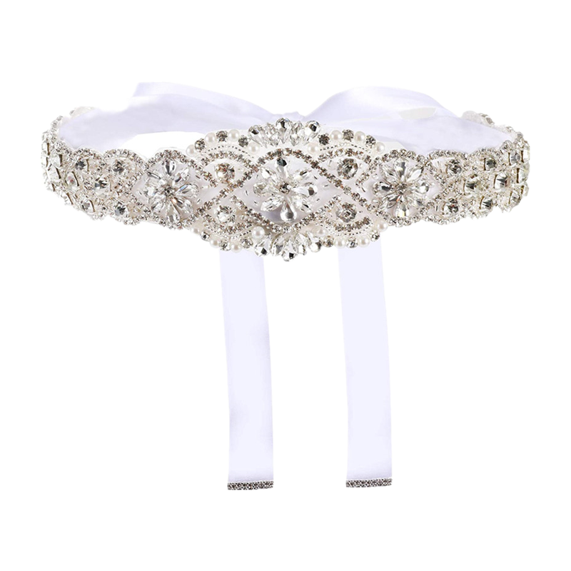 Rhinestones Bridal Belt Luxury - Bridal Sash Ribbon recension och pris