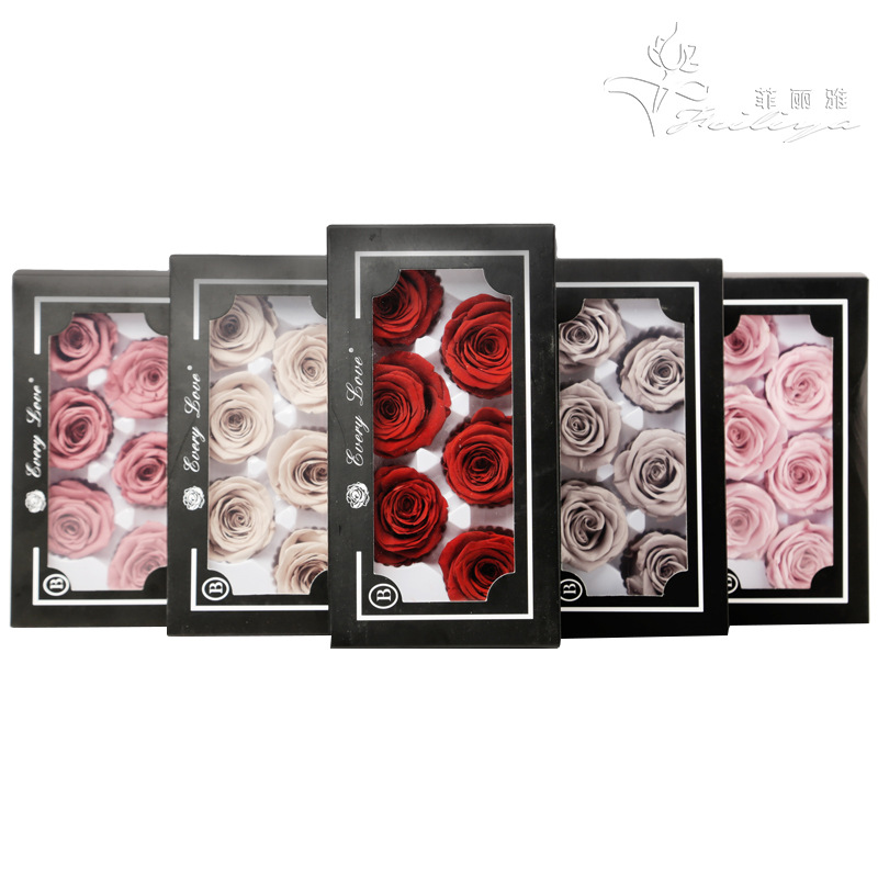6pcs Eternal Rose Flower Heads - Wedding Supply In Bulk recension och pris