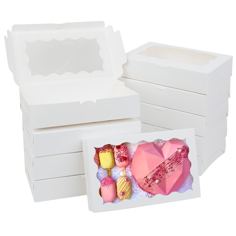 5/10/20pcs Cake Bakery Box Wit - Wedding Cake Supply recension och pris