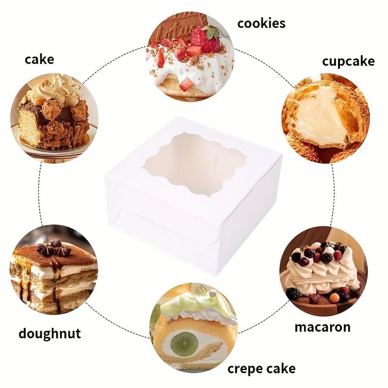 10Pcs Kraft Paper Cake Candy B - Wedding Cake Supply recension och pris