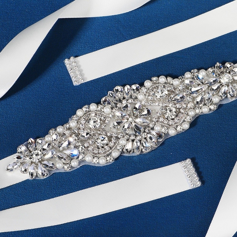 Sweet Ribbon Bridal Belt Long  - Bridal Sash Ribbon recension och pris
