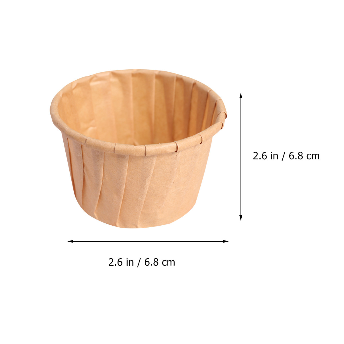 100Pcs Disposable Paper Cake C - Wedding Cake Supply recension och pris