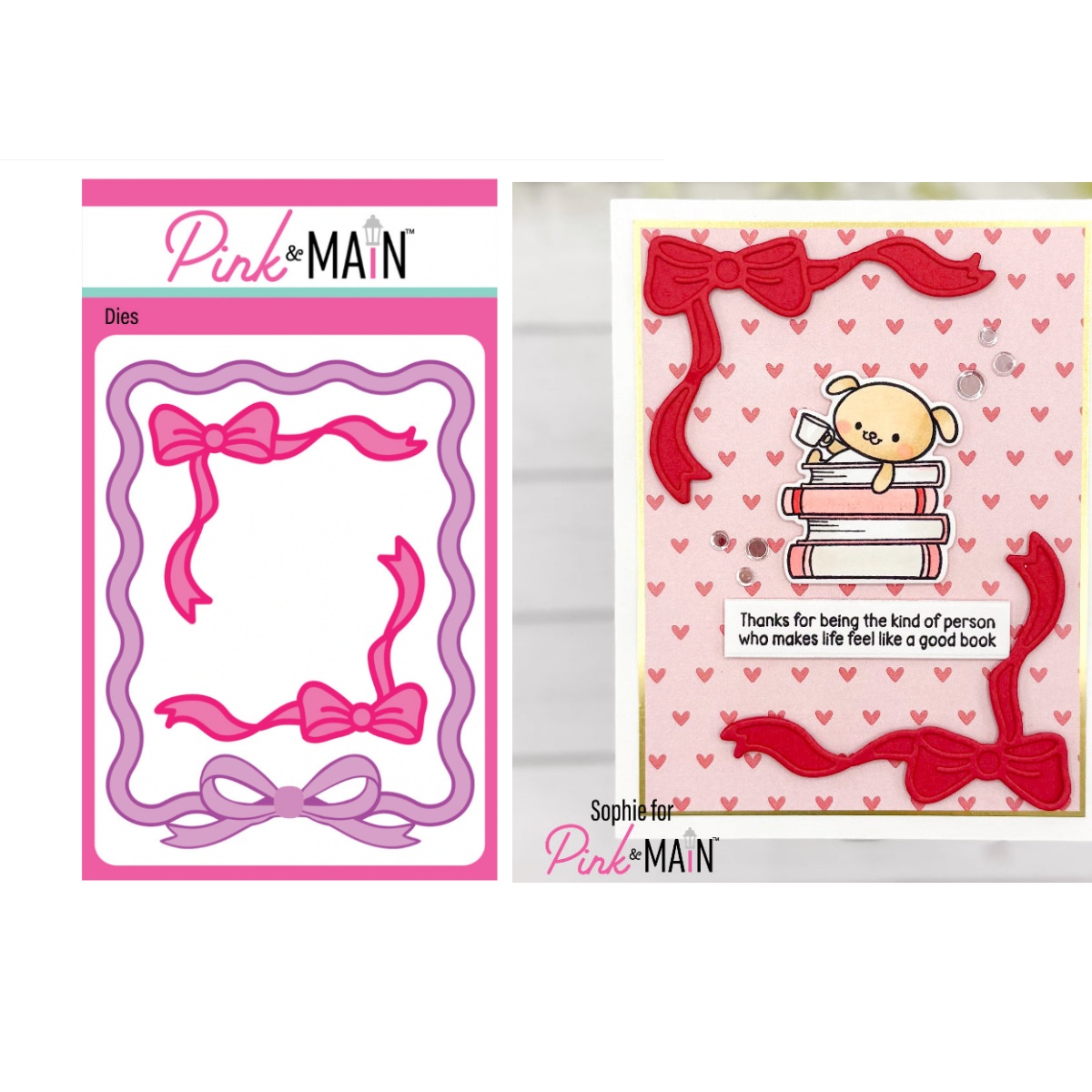 Ribbons and Bows Frames Metal  - Papercraft Supply Ribbon recension och pris
