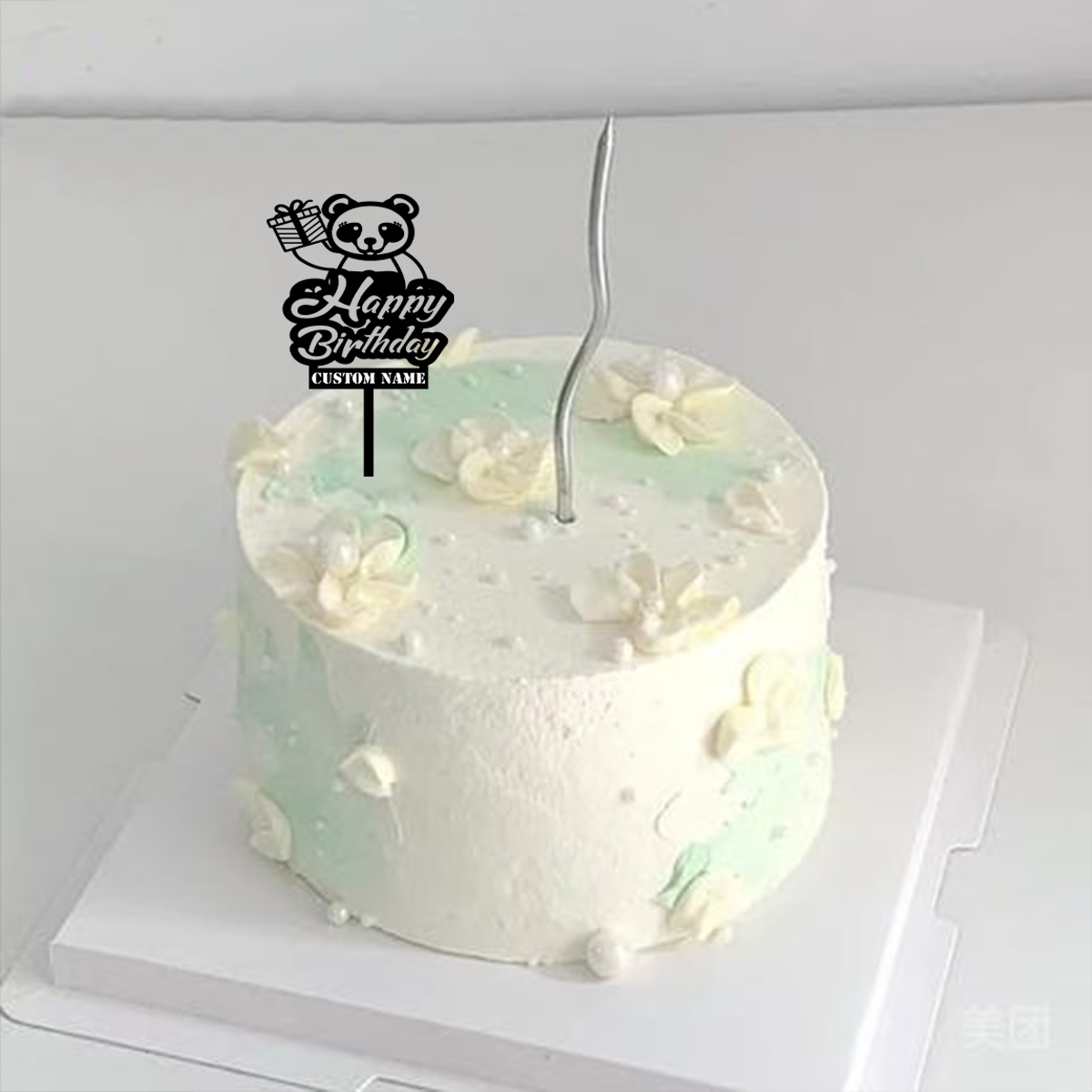 1PC Cute Happy birthday wishes - Wedding Cake Supply recension och pris