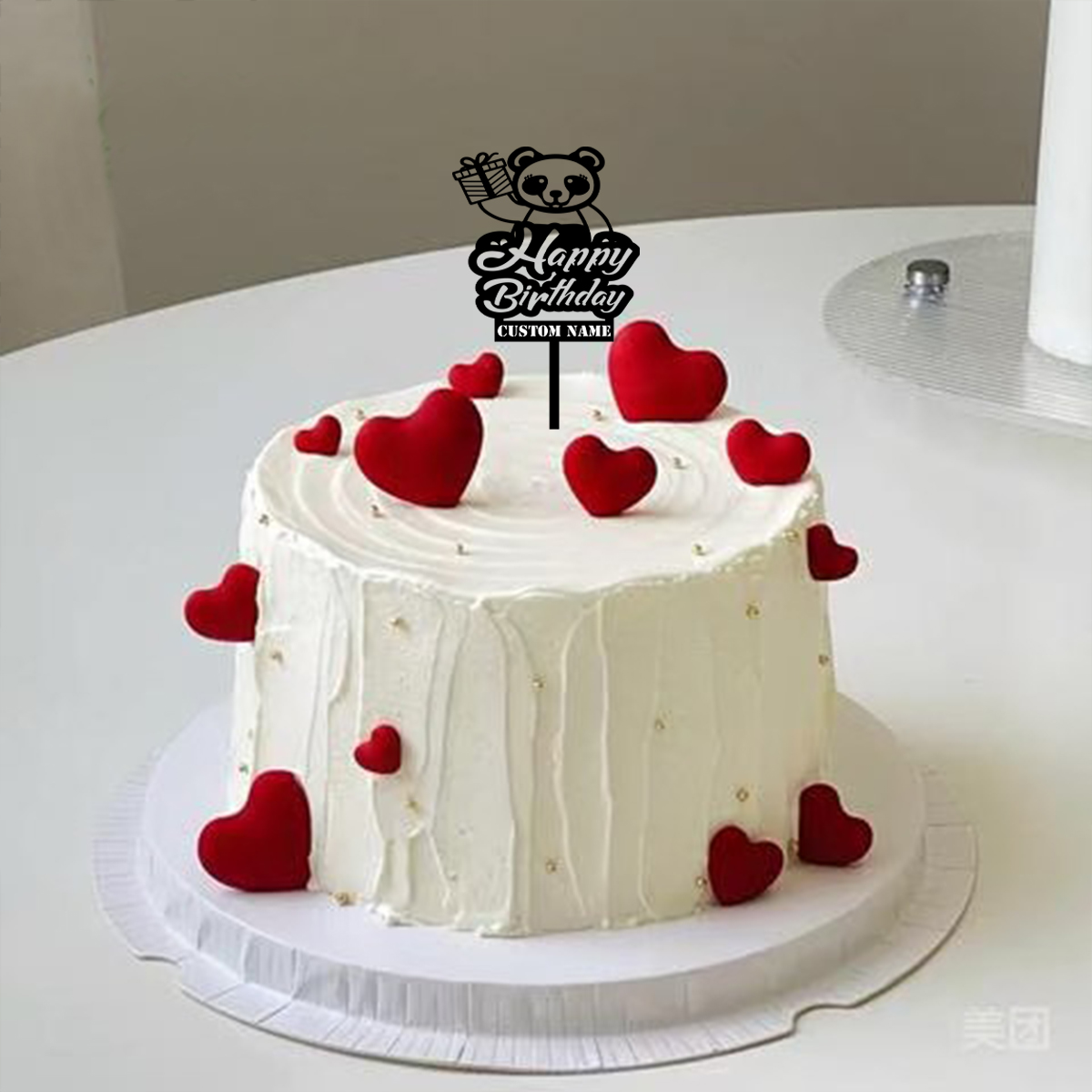 1PC Cute Happy birthday wishes - Wedding Cake Supply recension och pris